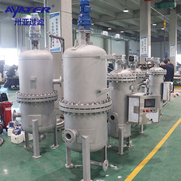 卅亚过滤 纺织厂用316L不锈钢多柱式自清洗过滤器 流量大