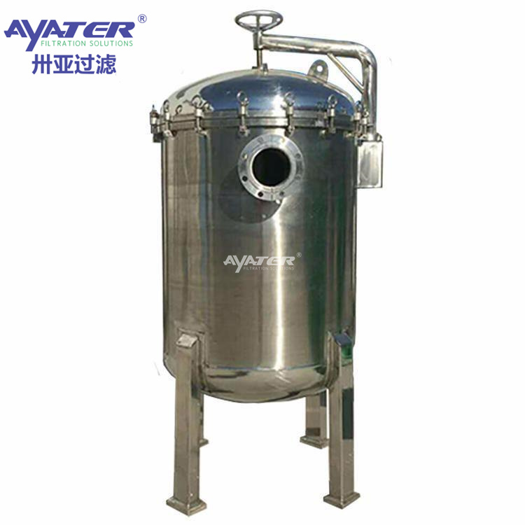 卅亚过滤 不锈钢保安过滤器 环保水处理设备 190T/h 40寸
